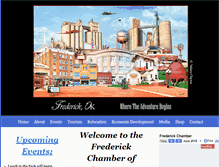 Tablet Screenshot of frederickokchamber.org